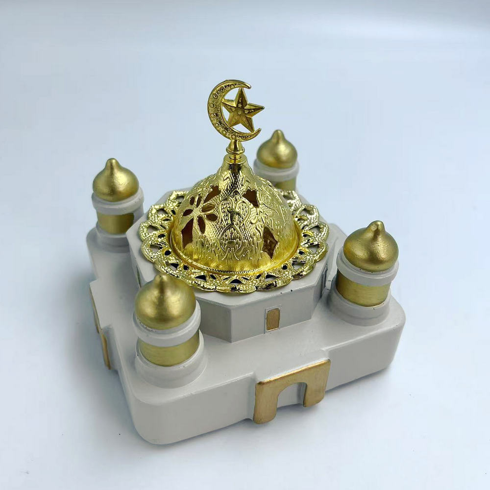 Incense Holder - เตาเผากำยานรูปมัสยิดอิสลาม สำหรับเทศกาลรอมฎอน ของตกแต่งบ้านสำหรับชาวมุสลิม