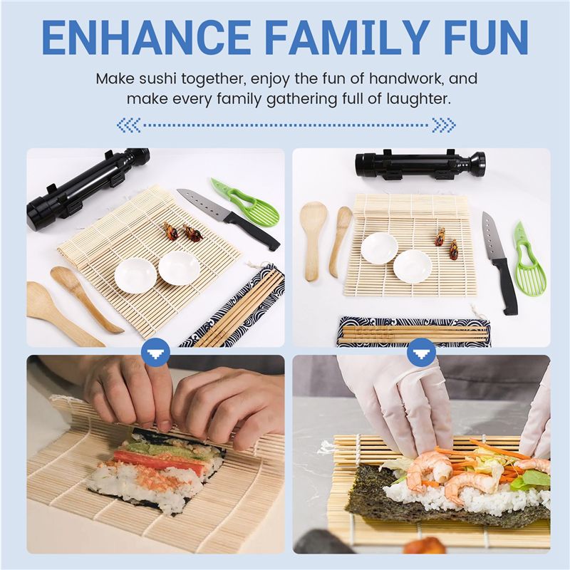 ชุดอุปกรณ์ทำซูชิ A19F อุปกรณ์ท - Sushi Making Kit บทวิจารณ์และราคา