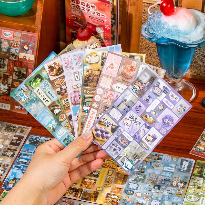 20 ชิ้น สติกเกอร์อาหารคาวาอิ ก - Japanese Snacks บทวิจารณ์และราคา