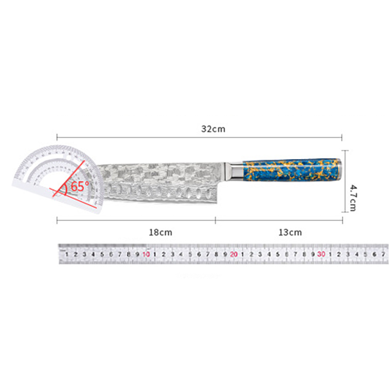 มีดซานโตกุ 7 นิ้ว ใบมีดเหล็กดา - Japanese Knife บทวิจารณ์และราคา